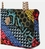Bolso bandolera Kensington Mediano de piel estampada